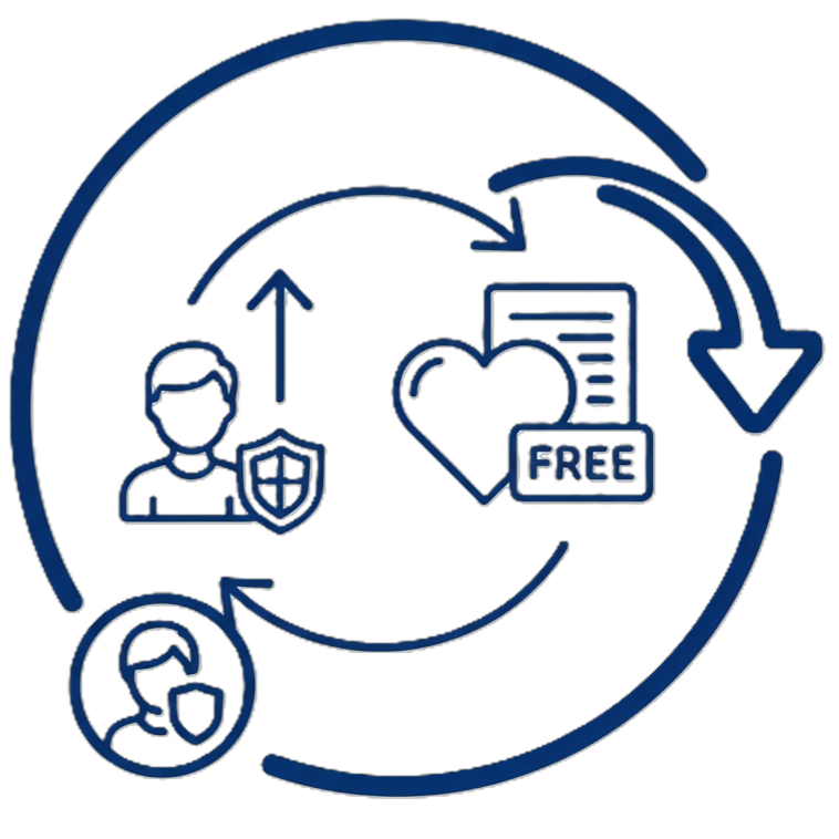 Dziecko pod parasolem ochronnym